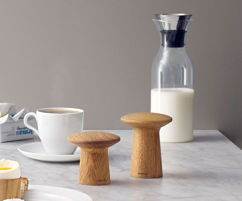 EVA SOLO - Salt & pepper mill oak - Grinder from CrushGrind, 25-year guarantee on the ceramic parts - Oak (High) High