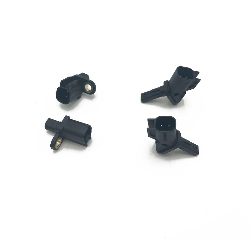 4Pcs Front Rear Left and Right ABS Wheel Speed Sensor Compatible with Ford Focus Escape C-Max Replacement for Lincoln MKC XC70 XC60 V70 V50 S80 S60 S40 C70 C30 Replaces 3M5T2B372AB 3M5T2B372BB