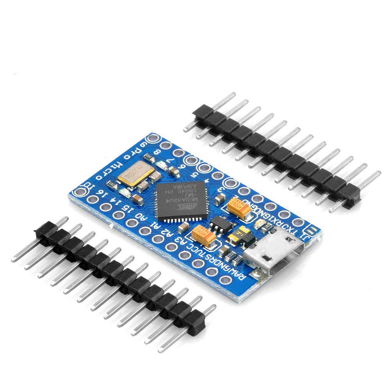3PCS Pro Micro 5V 16MHz Module Board 2 Row Pin Header for Arduino Mini Leonardo Pro Micro *3