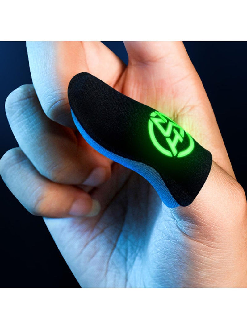 Finger Cover, 1 Pair Gamer Sleeve Sweatproof Dedales Gamer Finger Cover Touch Displa Fingertips Sleeve for Mobile Game Accessory