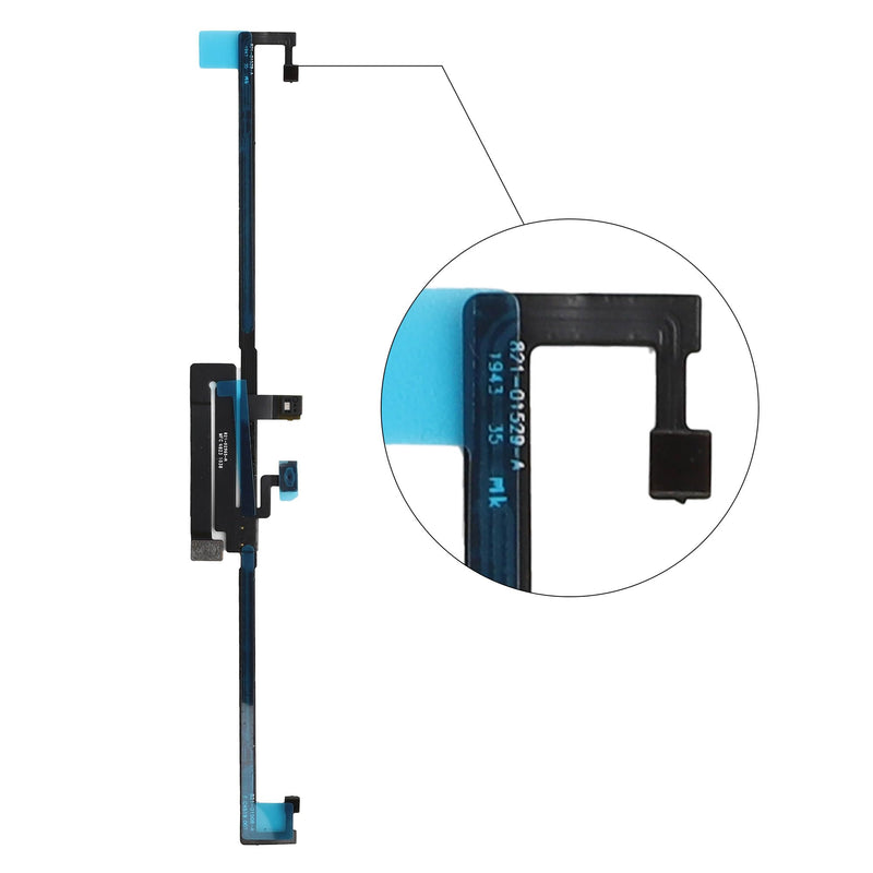  [AUSTRALIA] - [1 PCS] New Front Face ID Proximity Sensor Flex Cable Replacement for iPad Pro 12.9 3rd Gen (A1876 A2014 A1983 A1895) /4th Gen (A2069 A2232 A2233 A2229)-Black