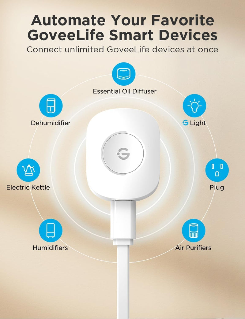 GoveeLife Smart Pressure Sensor 2.0, Features Upgraded Automatic Pressure Detection, Long Strip Pressure Sensor, 197ft Long-Range Connection, APP Control, for Beds, Couches and Chairs