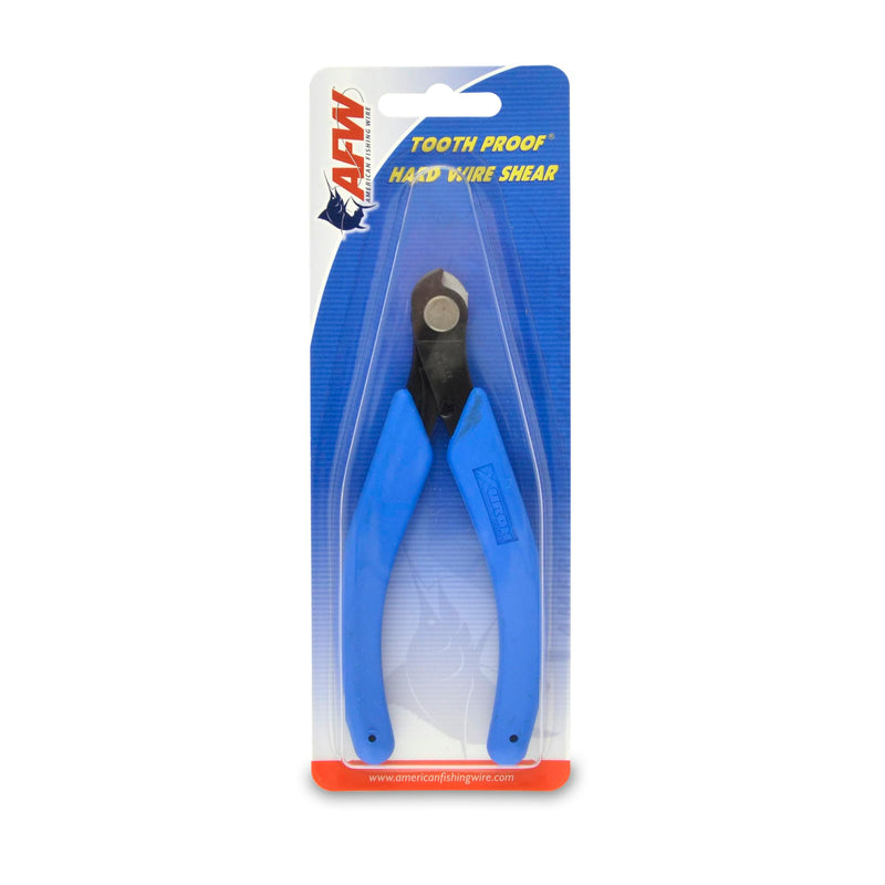 American Fishing Wire Tooth Proof Wire Cutter – Tempered Steel Blades for Hard Wire & Cable – Spring-Loaded for Comfort – Clean, Safe Cuts – Ideal for Kingfish Rigs & Tournament Anglers