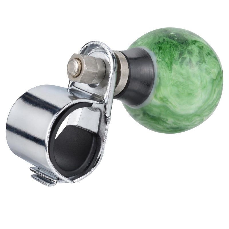 Arenbel Ball Steering Wheel Spinner Booster Knob Car Turning Assist Handle Fit Most Vehicles Trucks Boats, Green