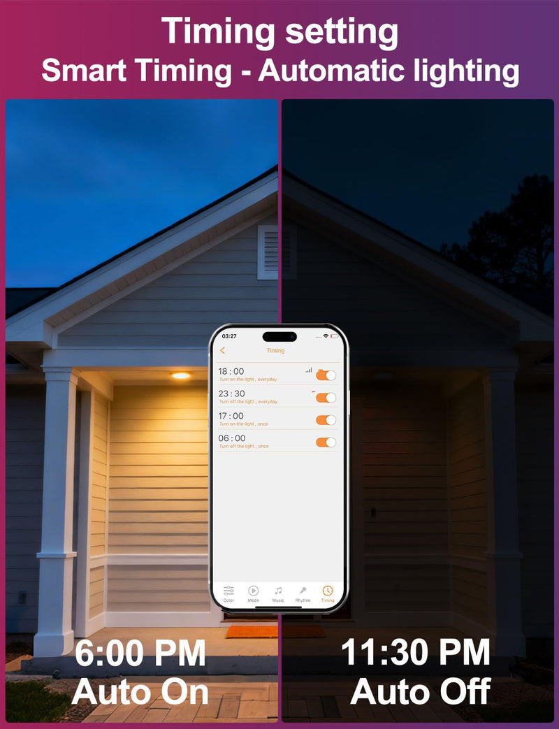 iLC 4 inch LED Recessed Lighting Color Changing, Work with Alexa (Alexa speaker Required), APP Controlled, RGB Canless Recessed Lights, 16 Million Colors, 2700K-6000K,10W,900LM, Bluetooth Mesh,6 Packs 4inch 6.0
