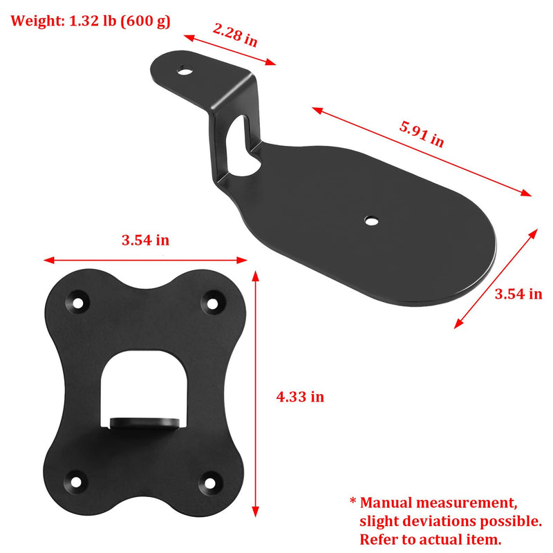 Wall Mount for Bose Lifestyle Ultra Speaker, Sturdy Bracket | Precision fit for Bose Lifestyle Ultra – sturdy metal – easy install – screws included – mount only, speaker not included Black