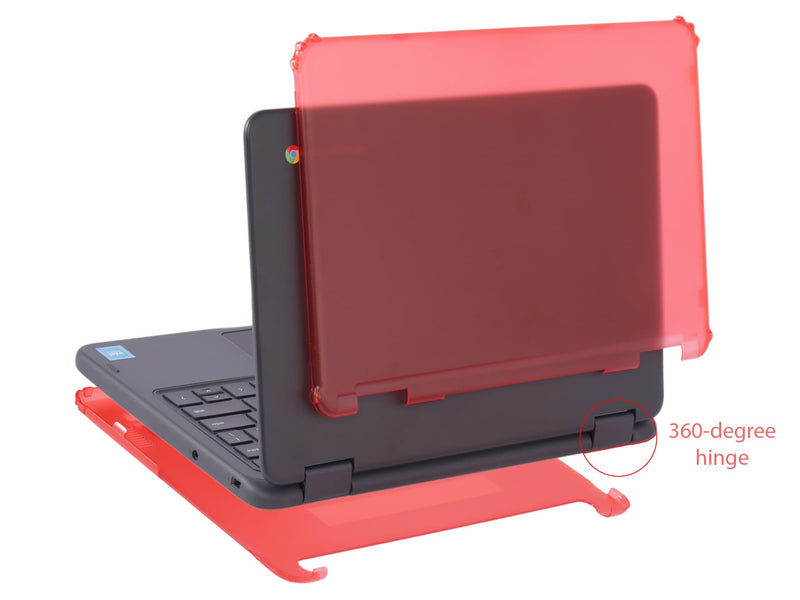 mCover Case Compatible Only for 2026+ 11.6" Dell Chromebook CC11260 2-in-1 (with 360° Hinge) Laptop Computer (NOT Fitting Any Other Dell Models) - Black