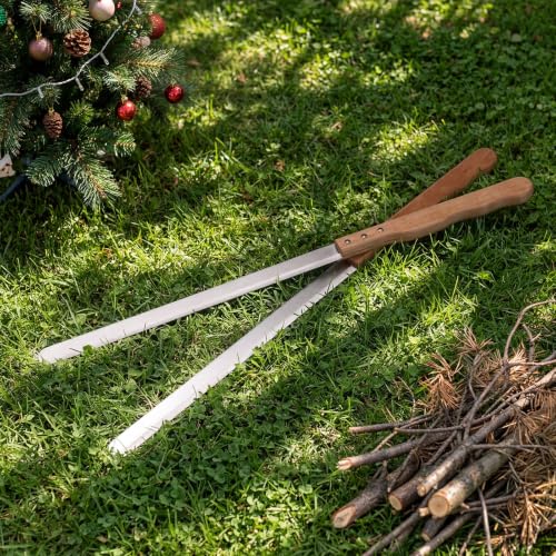2 Pack Christmas Tree Shearing Knives, Nursery Trimming Shears 2