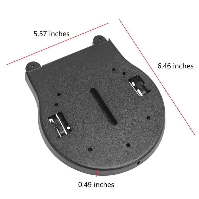 Professional Ceiling Mount for PTZ Cameras - Universal Fixed Ceiling Bracket with Secure Locking, Compatible with 95% PTZ Camera, Low-Profile Design for Conference Room/Church/Studio (Black)