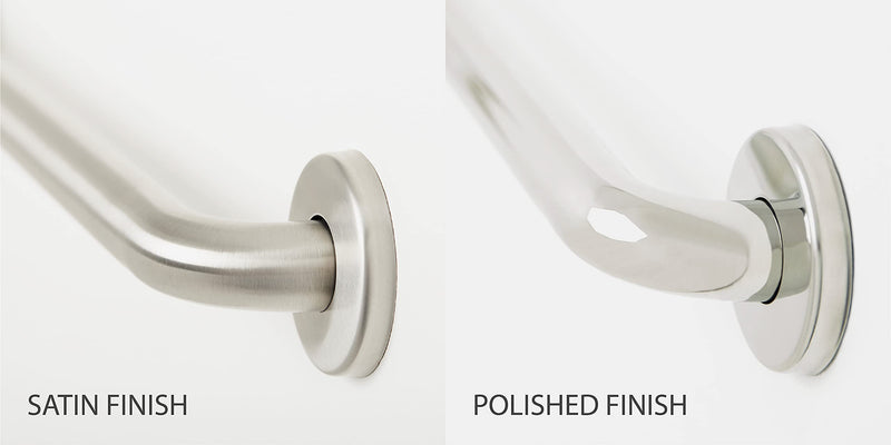 Seachrome Bathroom Grab Bar, 12 inch Stainless Steel, Handicap Grab Bar, 1 1/4 inch Diameter, Polished Finish (IGXS-120-QCR)