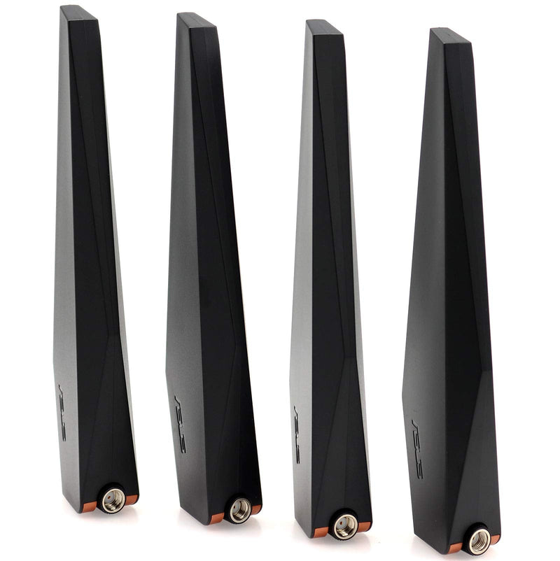 Deal4GO 4-Pack RP-SMA Female External WiFi Antenna Pulled for RT-AC5300 Extreme Dual Band WLAN Card Wireless Router Antenna kit