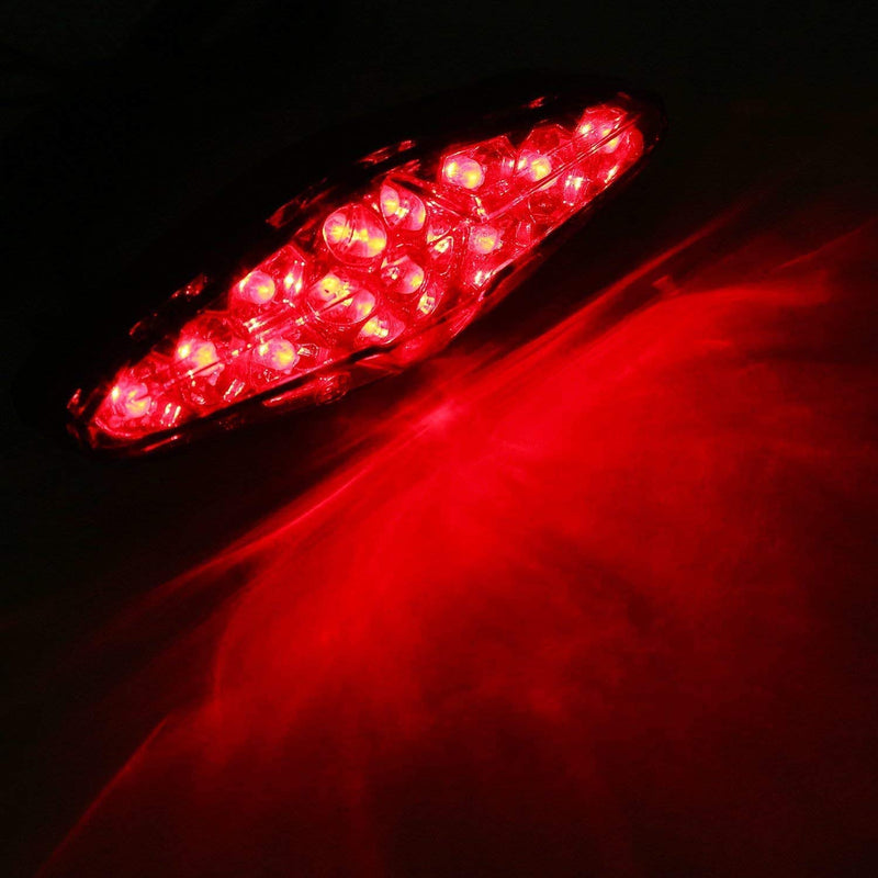CICMOD Motorcycle Led Brake Running Tail Light 12V Universal for Quad ATV Dirt Bike Custom Chopper Type A