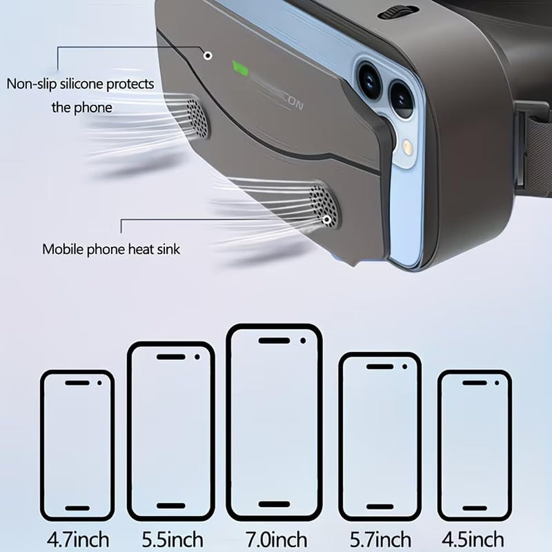 Ultra HD 4K, Virtual Reality Glasses, Theater-Grade, Myopia-Friendly, Gift Choice