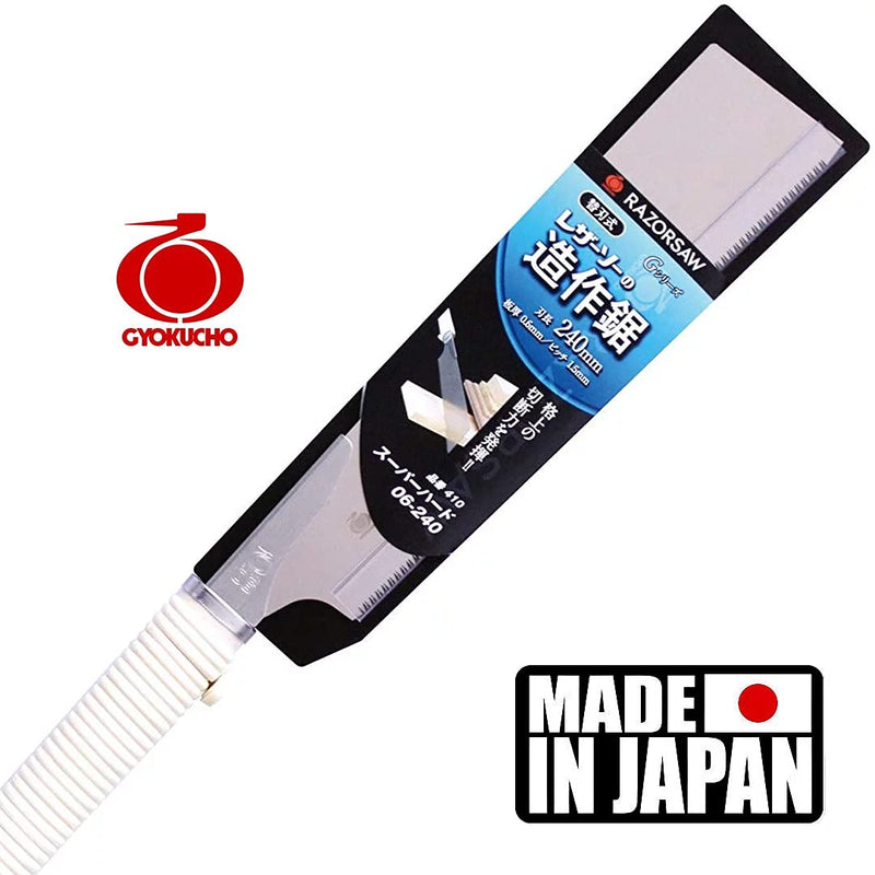 Gyokucho Razorsaw Kataba Saw 240mm No. 410 with Replaceable Blade