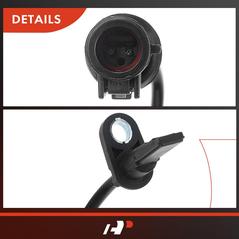 A-Premium 2PC Set Rear ABS Wheel Speed Sensor Fits for Ford Explorer Taurus Flex & Lincoln MKS 2009 2010 2011 2012 [Without Automated Parking Assist] - Rear Driver & Passenger Side