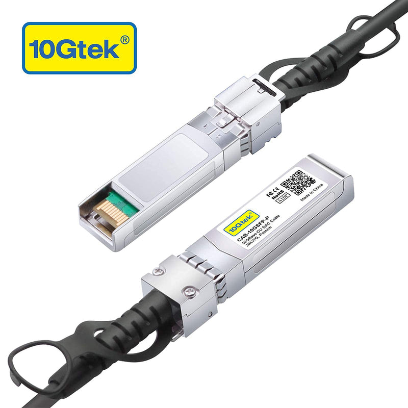 1 Pack of 10Gb PCI-E NIC Network Card and 1 Pack of 1 Meter(3.3ft) SFP+ DAC Twinax Cable, Passive, Compatible with Mikrotik S+DA0001,