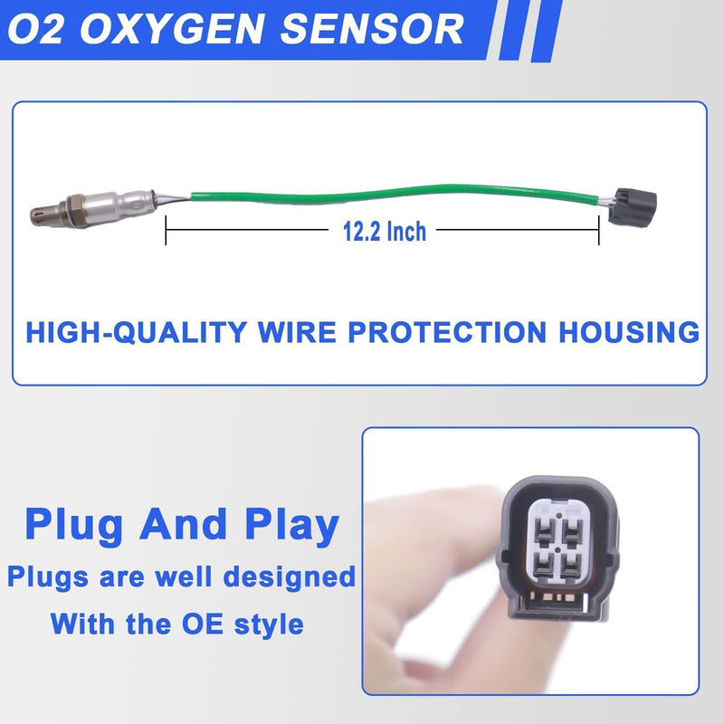 Oxygen O2 Sensor 234-9091 234-4462 Downstream Upstream Compatible with 2008 2009 2010 2011 2012 Honda Accord 2009-2014 Acura TSX 2.4L L4 Replaces # 36531-R40-A01 36532-R40-A01 Upstream & Downstream