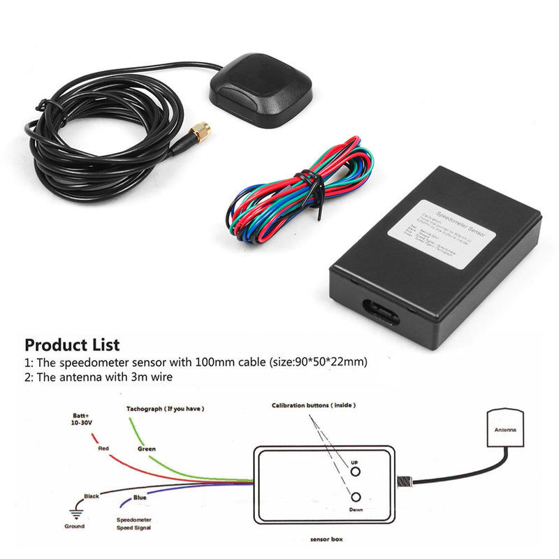Universal GPS Speed Sender Speedometer Sensor Adapter for Car Truck Boat GPS Speedometer Gauge Meter