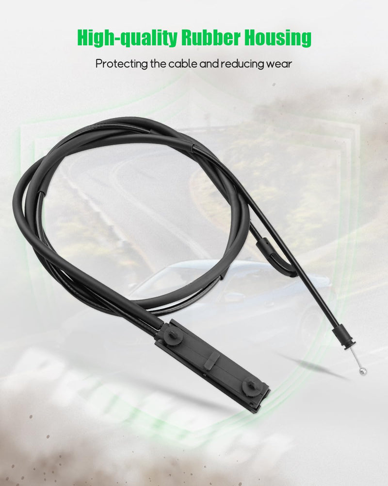 Front Engine Hood Release Cable Wire Fit for BMW 320i 328d 328i 330i 335i 340i 428i 430i 435i 440i M2 M3 M4, Replacement 51237411315 51237396161 51237239240 Front