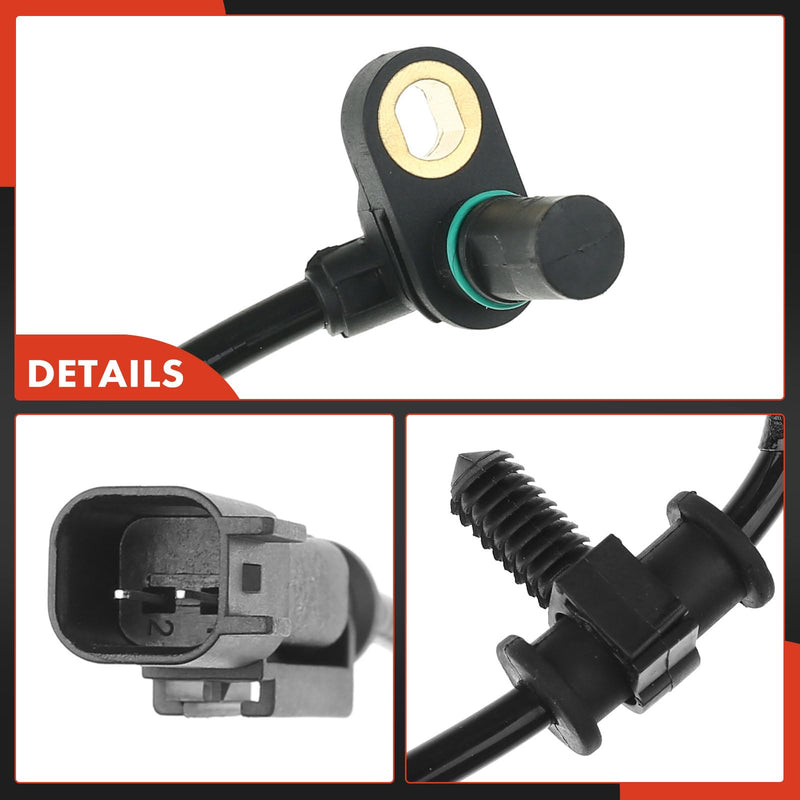 A-Premium 2PC Front ABS Wheel Speed Sensor Compatible with Ram 2500/3500 2014-2018, Off Road Suspension, Replaces 68165624AD, 0265004257 Pack of 2