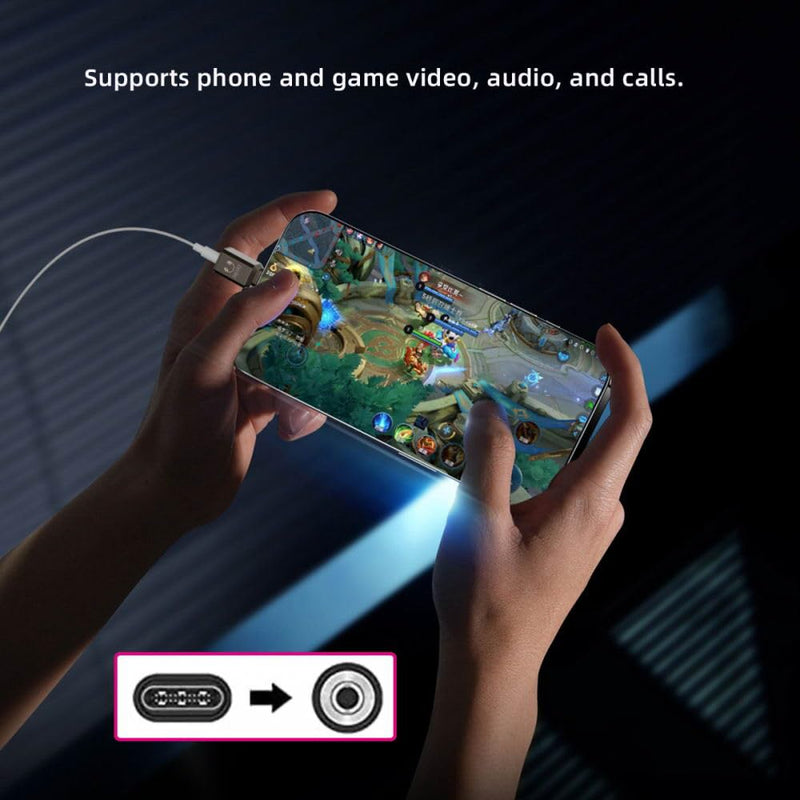 CY Audio Adapter Type C USB-C to DAC 3.5mm HiFi Audio AUX & MIC Sound Card 384kHz 32bit Adapter KT02H20 Compatible OMTP CTIA with Laptop Tablet Phone USB-C to DAC 3.5mm 384kHz