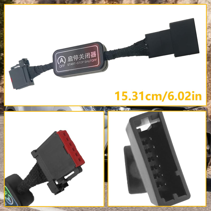 Auto Start Stop Eliminator for 2015-2020 Ford F-150, Engine Start-Stop System Bypass, Automatic Stop-Start Canceller, Auto Shutoff Cable Harness