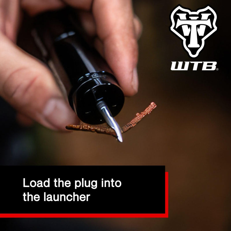 WTB Rocket Bike Tire Repair Kit - Easy Tire Plug Kit for Tubeless Mountain & Gravel Bike Tires. Includes 15 Plugs & 4 Reusable Anchors