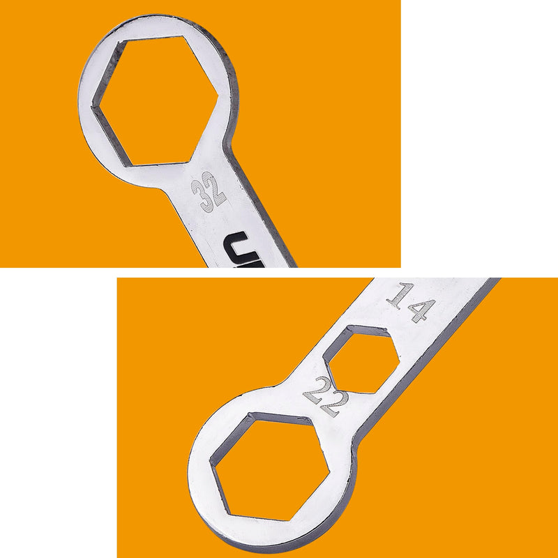 Axle Wrench 14mm x 22mm x 32mm,Used to Remove Most Motorcycle Front and Rear Axles Axle Wrench 14mm x 22mm x 32mm