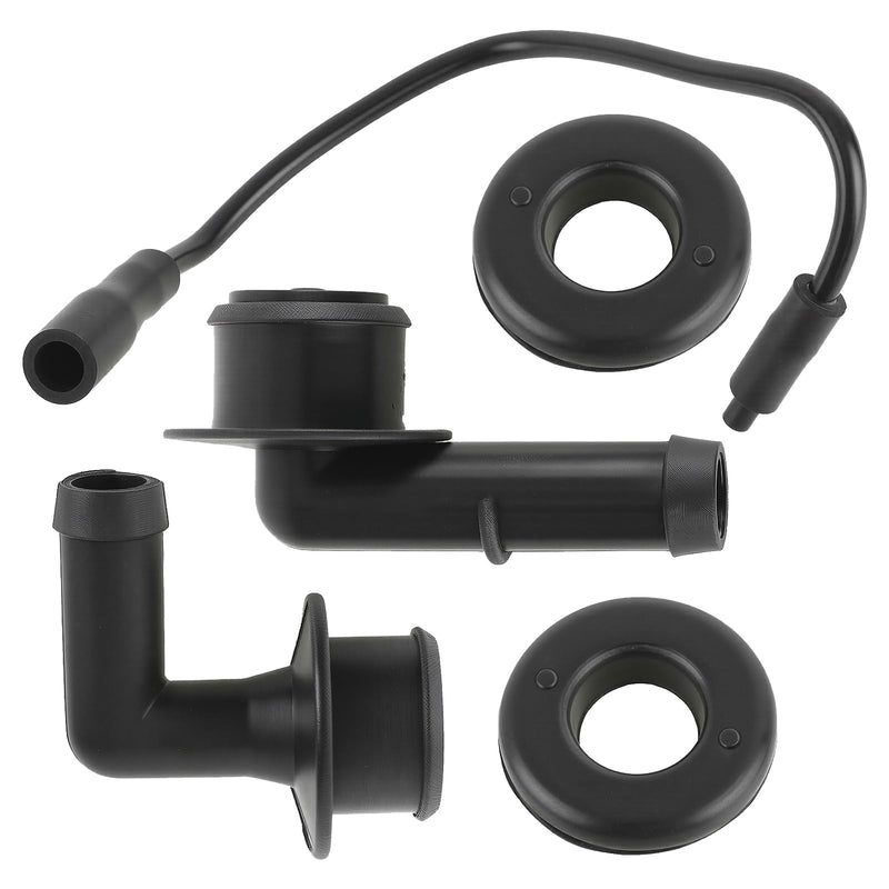 AUTOKAY 53013360AA PCV CCV Vent Valve Elbows Grommet and Crankcase Vent Tube Breather Hose Kit Fit for Jeep Grand Cherokee Wrangler 2000-2004 Cherokee 1997-2001