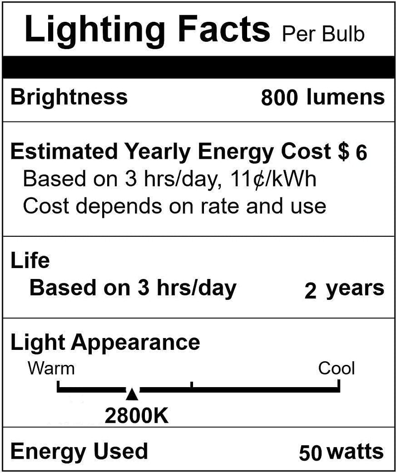 Vinaco MR16 Bulb，10Pack MR16 Halogen Bulb 50W GU5.3 Base, 800LM High Output MR16 12V 50W Halogen, 2800K Warm White MR 16 Dimmable with Clear Glass Cover, MR 16 GU5.3 for Landscape, Track Lights 50W- 10 Pack