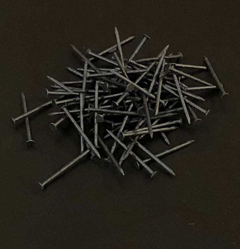 Eagle 1 Smooth Shank 304 Painted Stainless Steel Aluminum Fascia Cover and Siding Nails -1lb Boxes, 1.25 inch, about 600 nails per box (1LB BLACK) 1 LB