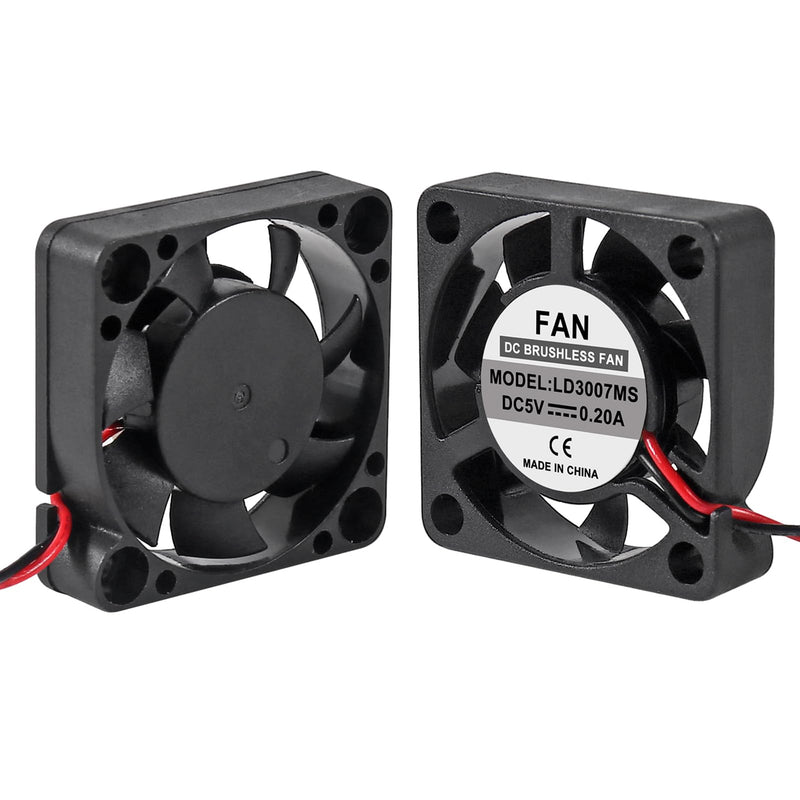 4pcs Fan for Raspberry Pi Cooling Fan Brushless CPU Cooling Fan Cooler Radiator Connector Separating One-to-Two Interface 3.3V 5V for Raspberry Pi4 Pi3 B+, Pi 3, Pi 2, Pi 1 B+ Pi Zero/Zero W