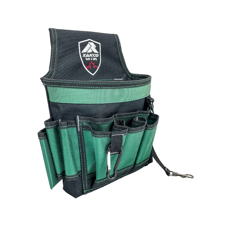 Electrician Tool Pouch, Maintenance Tool Pouch, Utility Tool Holster, Polyester Pouch, Mini Electrician Tool Pouch Green
