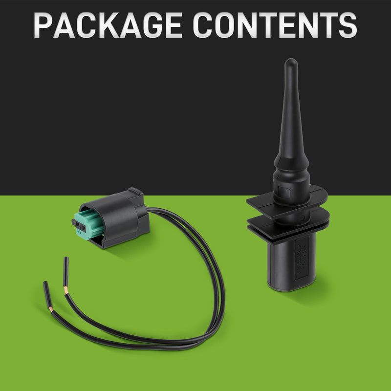 65816905133 Outside Ambient Air Temperature Temp Sensor with Connector Pigtail Plug 65816905050 Compatible with BM 128i Compatible with 323i Compatible with 325i Compatible with Mini Cooper