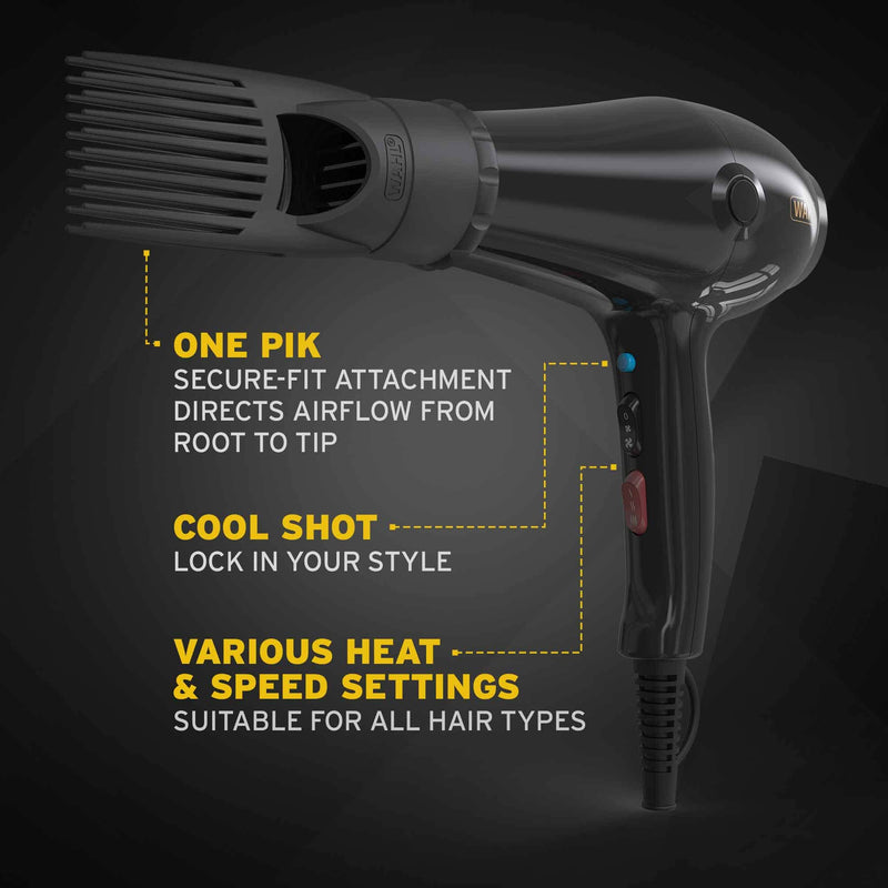 Wahl Powerpik 5000 Hair Dryer, Pik Attachment for Afro Hairstyling Single