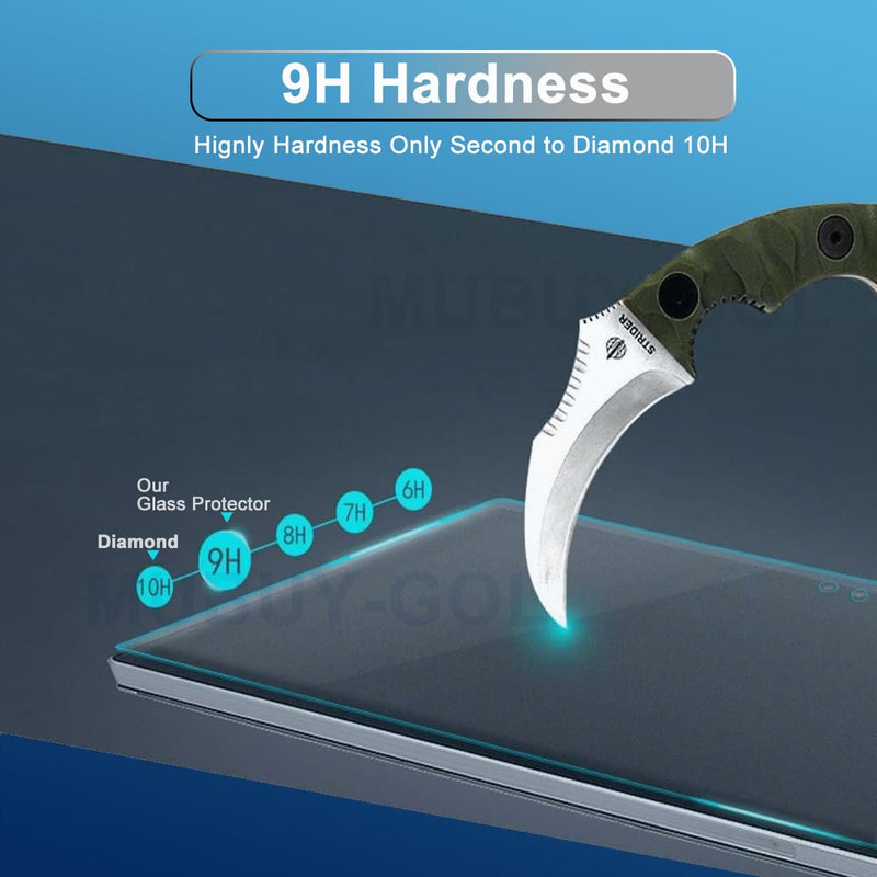 15.6-inch Tempered Glass Screen Protector for Universal 15.6" with 16:9 Aspect Ratio Laptop Lenovo/HP/Dell/ASUS/LG/Acer/MSI/Samsung etc, 9H Hardness, Ultra HD