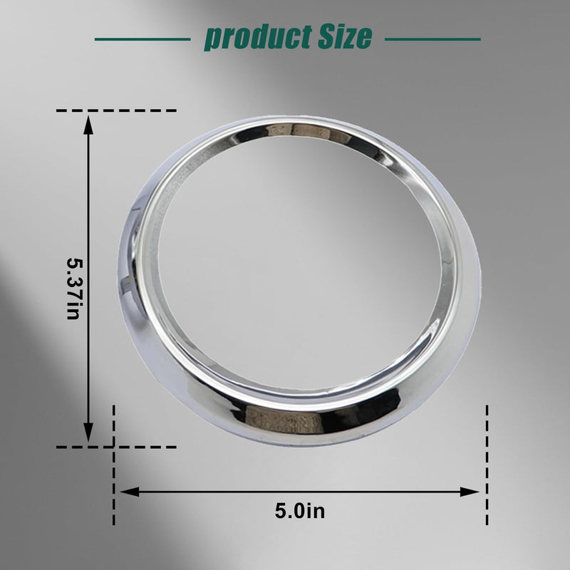 FZJDSD 1 Pair Fog Light Lamp Bezel Cover 52713-08020 52712-08020 Compatible with Toyota Sienna SE 2011 2012 2013 2014 2015 2016 2017 Fog Light Lamp Bezel Cover Chrome Trim Rings # TO1038150 TO1039150