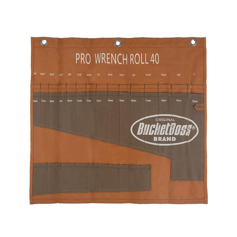 Bucket Boss Pro Wrench Roll 40 in Brown, 70040
