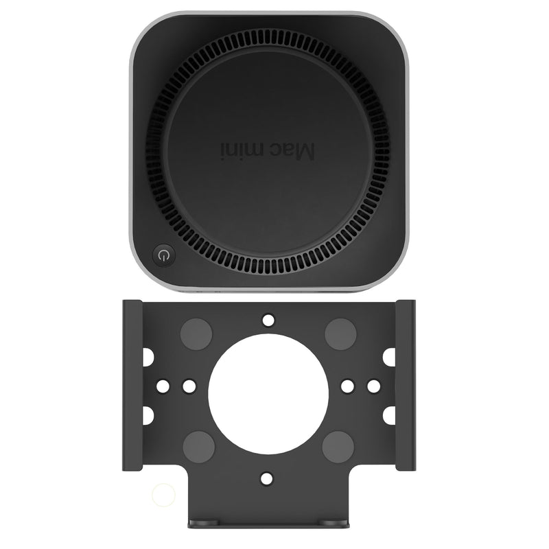 All Metal Mount Holder Bracket for Mac Mini M4/M4 Pro 2024, Under Desk or Behind The Monitor