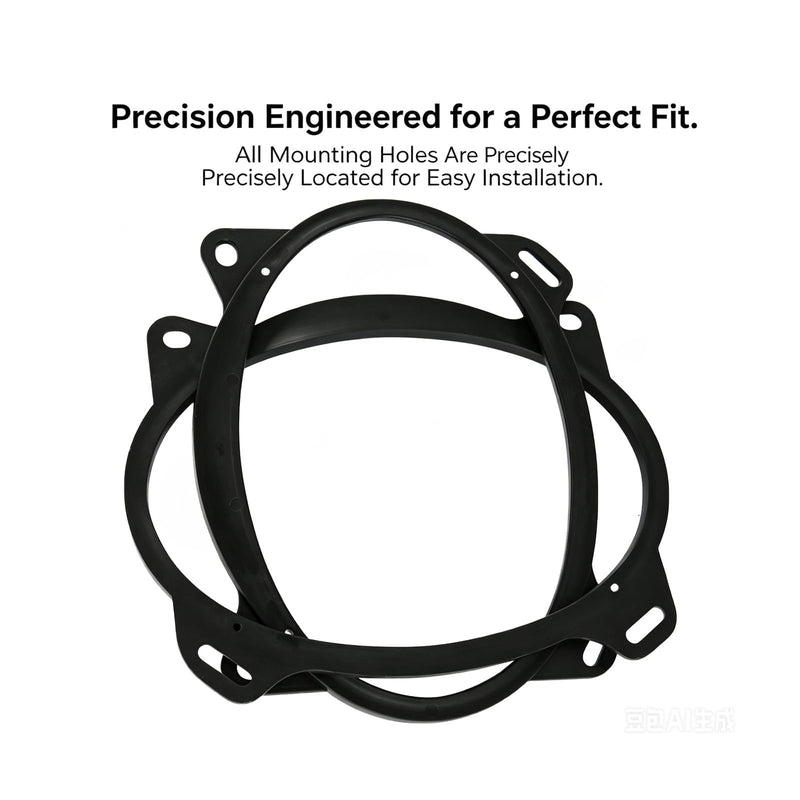 6x9 Rear Deck Speaker Bracket Adapter Spacer Ring Fits for Toyota Corolla | Compatible with 2003-2013 Corolla 2002-2011 Camry 2007-2013 Yaris 2004-2009 Solara