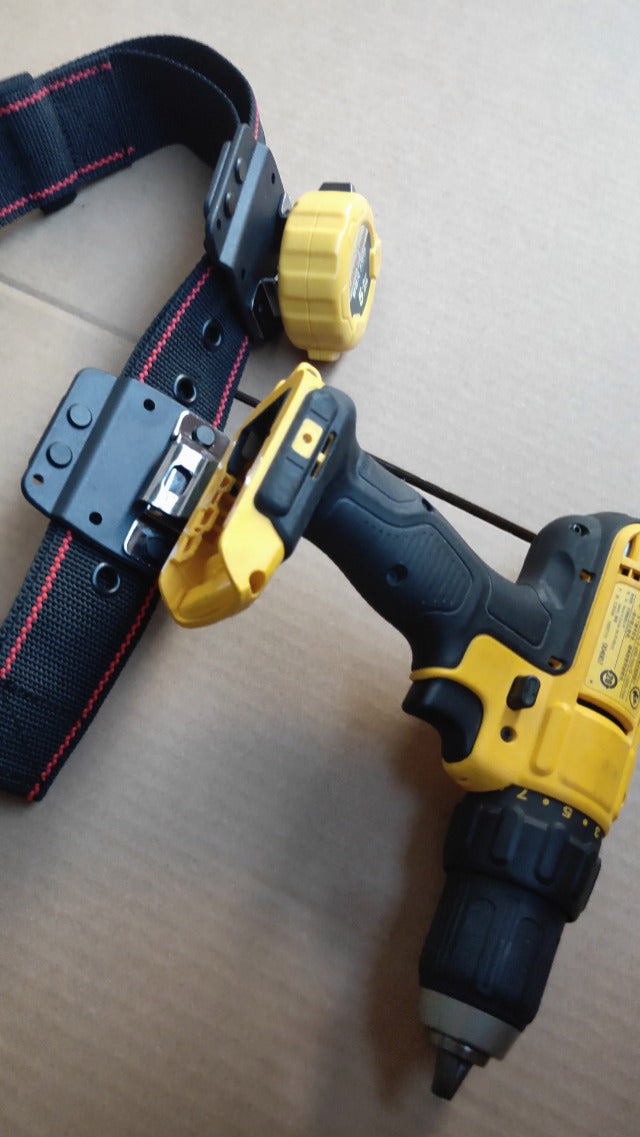 Tape Measure Holder for Belt, Drill Holder for Belt, Tape Measure Clip, Drill Belt Clip Tape Measure Clips with Single Clip Hole.