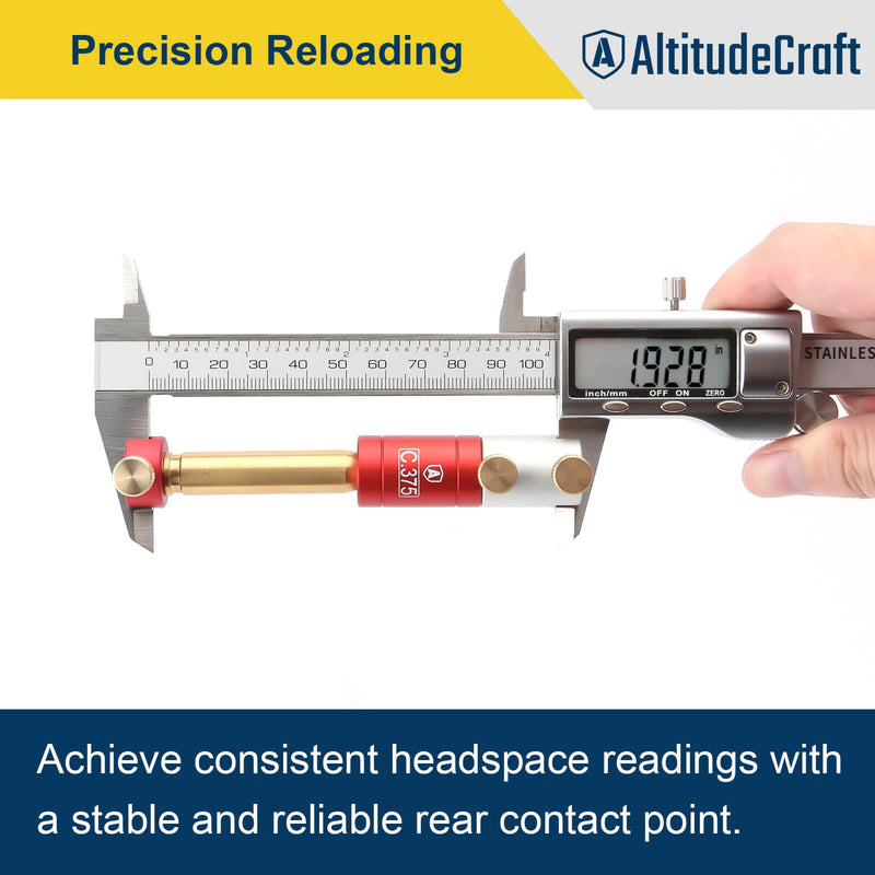 Anvil Base Kit for Headspace Measurements, Stable Platform for Precision Reloading, Improve Ogive and Shoulder Consistency
