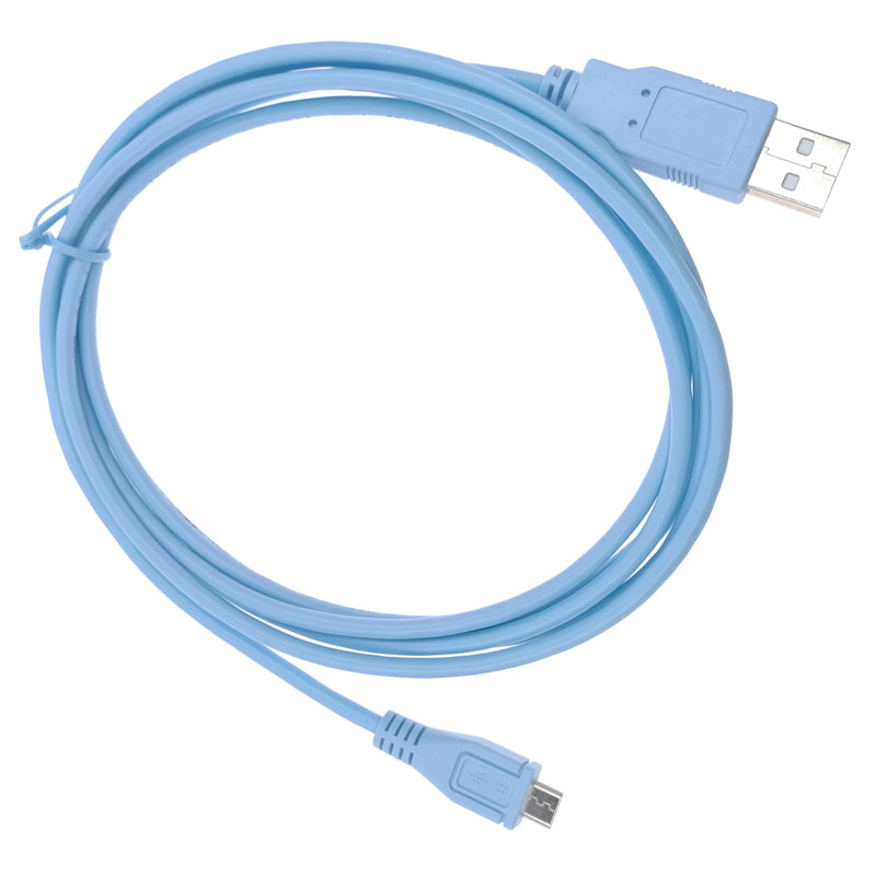 Micro USB Console Cable for Cisco Catalyst IR1800 Series Industrial Routers USB Type A to Micro-B CAB-USB-UB= Console Cable 2M 2 Meter Micro USB-USB Blue