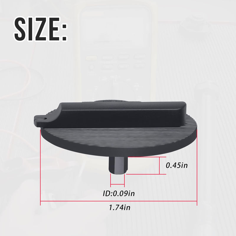Replacement Knob Switch (Plastic Shaft) Compatible with F-Luke 83, 83-III, 83-V, 85, 85-III, 87, 87-III, 87-V, 88, 88-V, 787 Models Multimeter