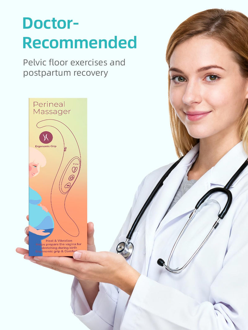 Female Personal Massager - Women Private Care Tool,with 10 Vibration and 3 Heating,Rose Vibrating can Relax Pelvic Floor Muscles and Awaken Internal Tissue Vitality,Prenatal and Postpartum Essentials