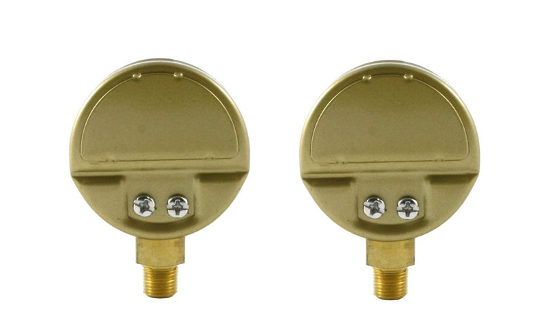 SÜA - Low and High Pressure Gauges for Oxygen Regulator 0-100 psi & 0-4000 psi - 2 inches - 1/8'' Thread - LDB LDB - Low and High