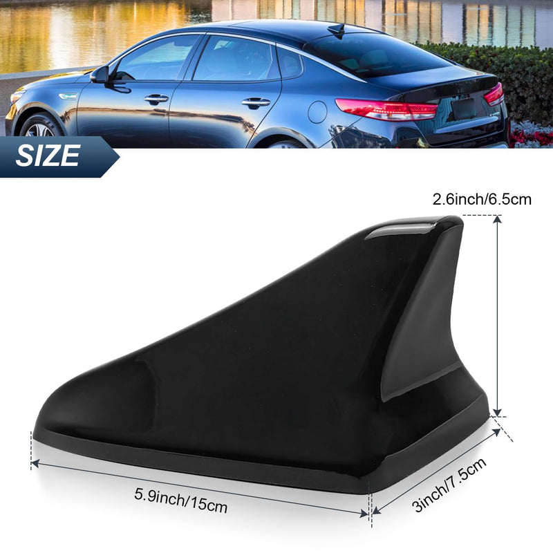 Auto Car Shark Fin Antenna Cover Cap Decorative Roof Aerial Base Replacement Compatible with for 2014-2020 Kia Optima Sonata Elantra Sedan Accessories Replacement for 96219 D5000EBQK