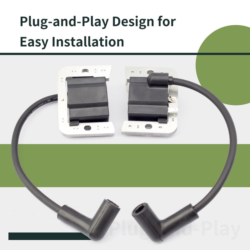 32-584-06-S Ignition Coil Module 2 Pack Compatible with Kohler KT ZT Engines 7000 Series Lawn Mower KT610 KT715 KT740 ZT720 ZT730 Replaces 3258406-S 32 584 06-S 3258406 3258406S 32 584 06 S