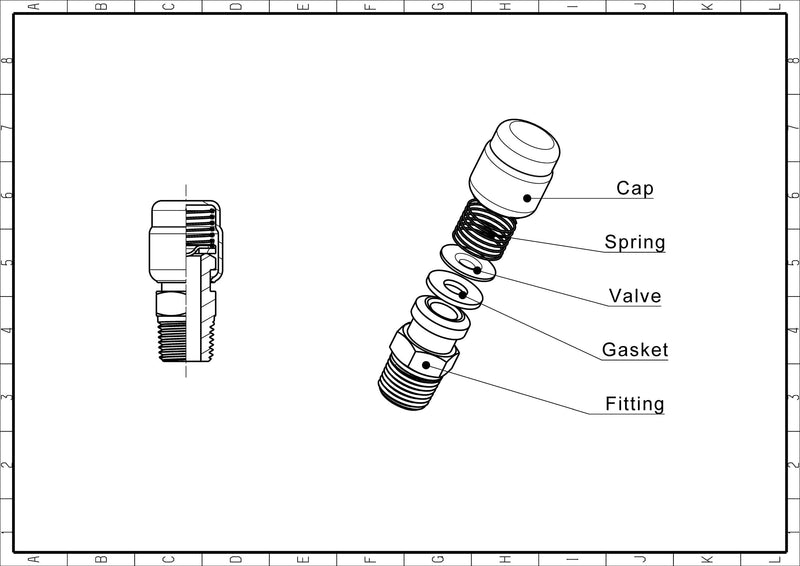 1-Pack Rear Differential Breather Vent, Rear Diff Vent Breather Hose Compatible with Toyota Tacoma Tundra 4Runner Corona Cressida Previa Starlet T100 Tercel Sequoia FJ Cruiser T100 Pickup Van 1Pcs