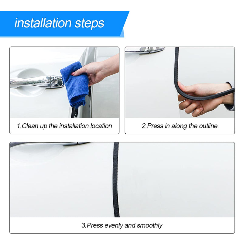 Car Door Edge Guards, 32Ft Universal Rubber Seal Protector U Shape Edge Trim Car Door Edge Protection for Most Car, Aluminum Boat Edge Guards White